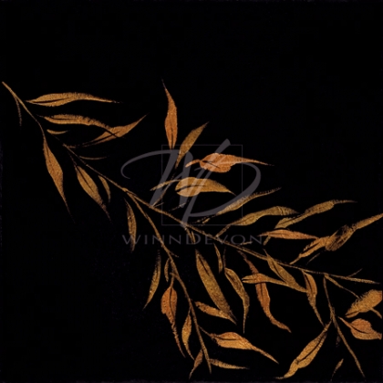Jennifer Perlmutter Limited Edition Hand-Embellished Giclee on Canvas:"Winter Butterflies I"