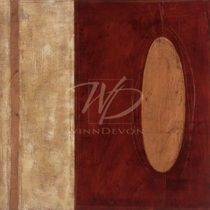 Jennifer Strasenburgh Limited Edition Hand-Embellished Giclee on Canvas:"Lone Ellipse II"