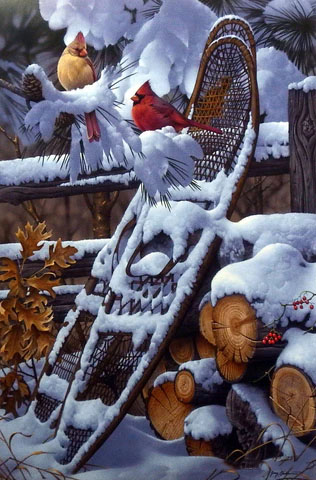 Jerry Gadamus Print-Signed and Numbered:"Lacy Red"