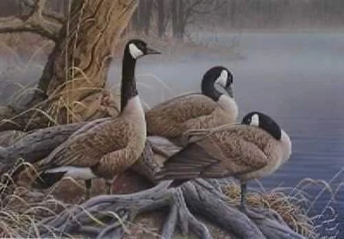 Jerry Gadamus Signed and Numbered Limited Edition Lithograph: "A Moments Rest"