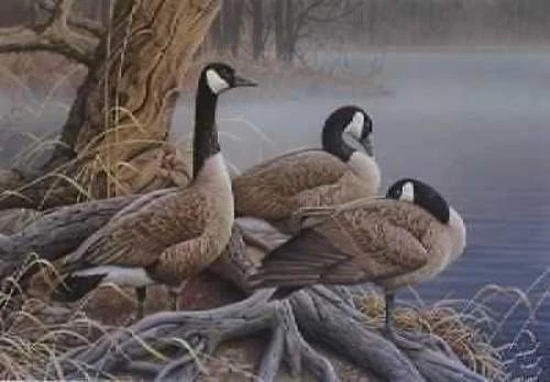 Jerry Gadamus Signed and Numbered Limited Edition Lithograph: "A Moments Rest"