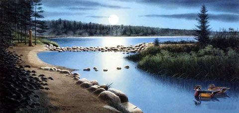 Jerry Raedeke Print-Signed and Numbered:"Mississippi Headwaters"