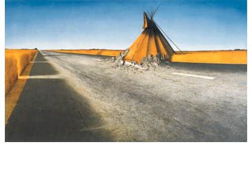 Jerry Wayne Downs Handsigned and Numbered Limited Edition Giclee: "Locomotion No. 3"