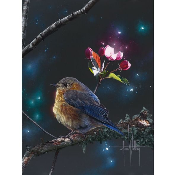 Jess Wathen Hand Signed and Numbered Limited Edition Canvas Giclee:"Twilight 2"