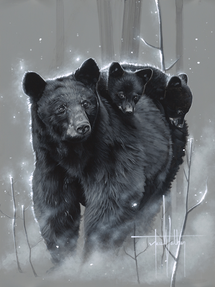 Jess Wathen Hand Signed and Numbered Limited Edition Canvas Giclee:"Through the Ashes  | Sold Out"
