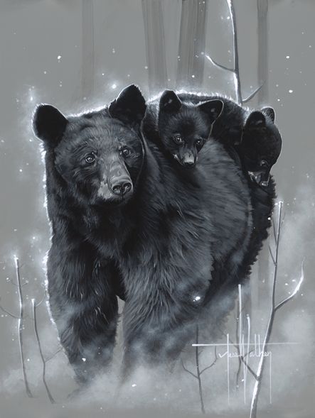 Jess Wathen Hand Signed and Numbered Limited Edition Canvas Giclee:"Through the Ashes  | Sold Out"