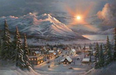 JESSE BARNES 27X18 Secondary Market Art: "PURSUIT OF DREAM"