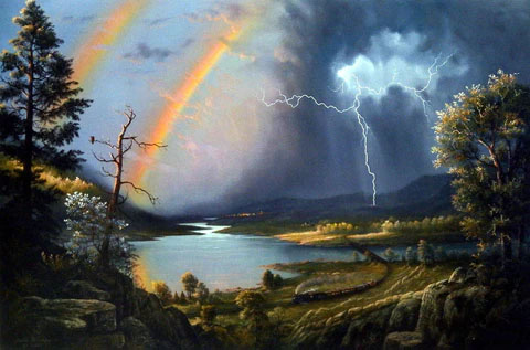 Jesse Barnes Print-Signed and Numbered:"After the Rain"