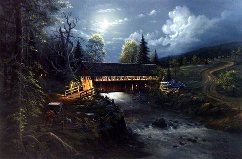 Jesse Barnes Print-Signed and Numbered:"Bridge to the Past"