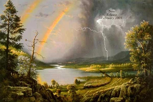 Jesse Barnes Signed and Numbered Limited Edition Lithograph: "After The Rain" Jesse Barnes Signed and Numbered Limited Edition Lithograph: "After The Rain"