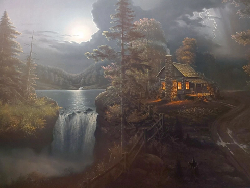 Jesse Barnes Signed and Numbered Limited Edition Lithograph: "Harmony With Nature" Jesse Barnes Signed and Numbered Limited Edition Lithograph: "Harmony With Nature"