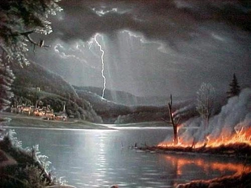 Jesse Barnes Signed and Numbered Limited Edition Lithograph: "RENEWAL"