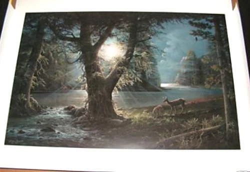 Jesse Barnes Signed Limited Edition Lithograph: "Evening Ascent"