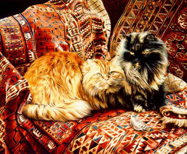 Jessica Holm Limited Edition Print:"Five Persians "