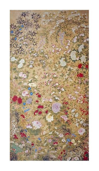 Jiang Tingxi Fine Art Open Edition Gicl&eacute;e:"One Hundred Flowers"