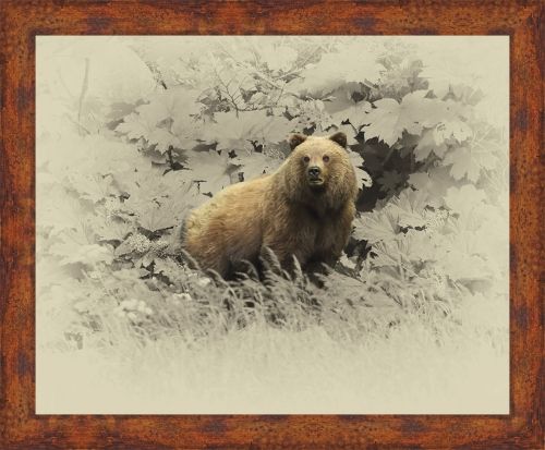 Jim Brown 36.75 x 44.75 Canvas Giclee Art:"Looking At You"