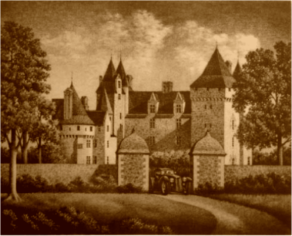 Jim Buckels Artist Signed Limited Edition Etching on paper:"Belage"