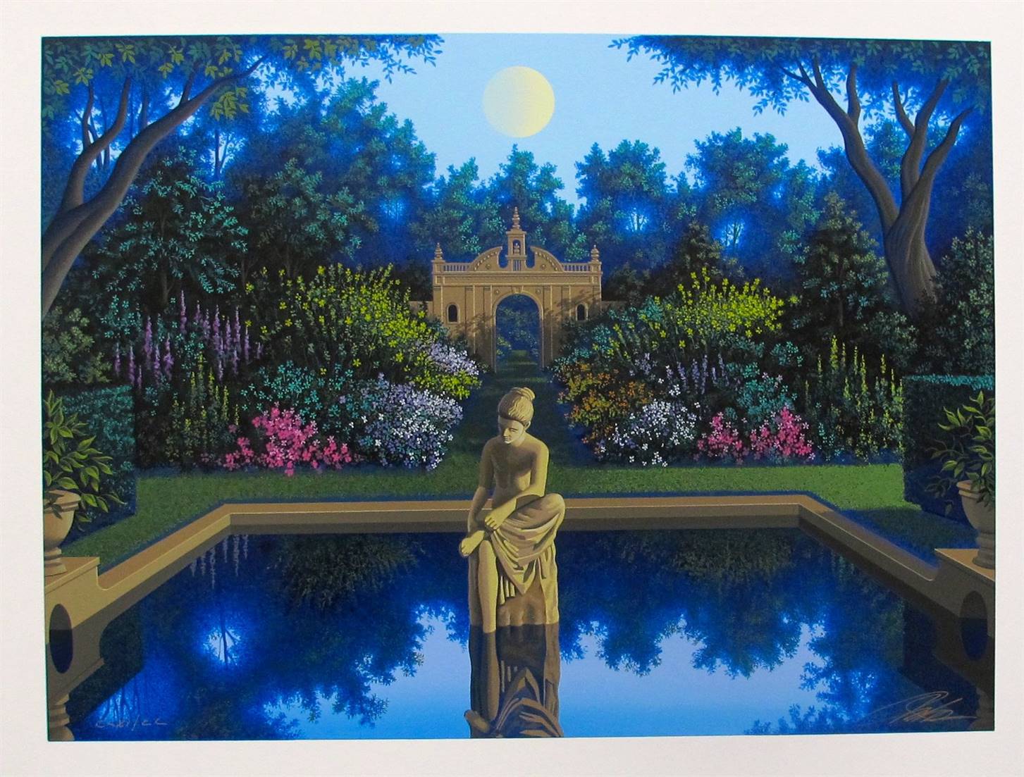 Jim Buckels Hand Signed Limited Edition Serigraph:"Vale Of Enna"