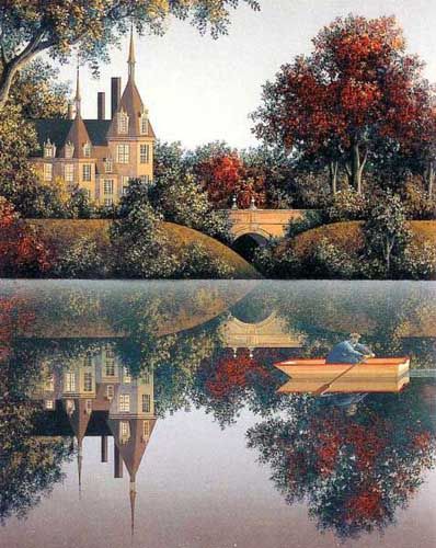 Jim Buckels Limited Edition Serigraph on Paper: "Autumn"
