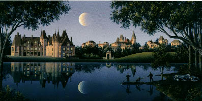 Jim Buckels Limited Edition Serigraph on Paper: "She Sends Her Regrets"