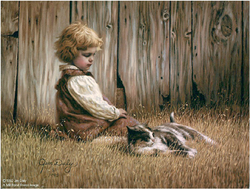 JIM DALY 11X8 Secondary Market Art: "GOOD COMPANY"