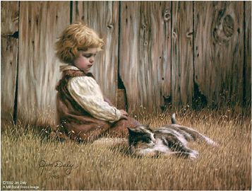 JIM DALY 11X8 Secondary Market Art: "GOOD COMPANY"