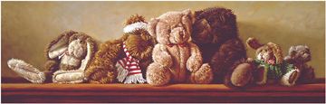 JIM DALY 24x8 Secondary Market Art: "FRIENDS FOREVER"