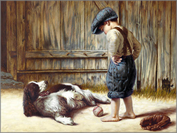 Jim Daly Artist Hand Signed Fine Art Canvas Giclee: "Thief, The"