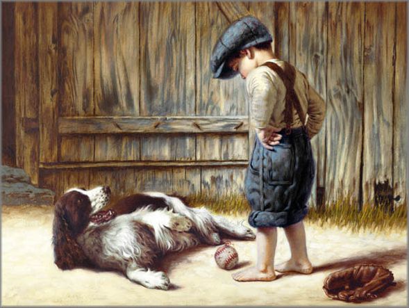 Jim Daly Artist Hand Signed Fine Art Canvas Giclee: "Thief, The"