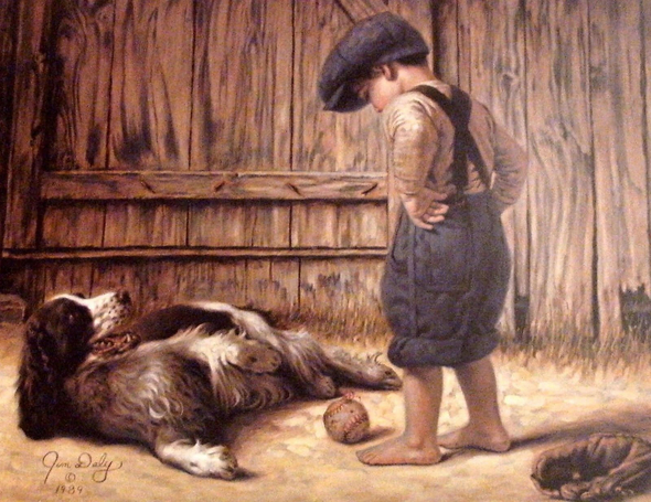 Jim Daly Limited Edition Lithograph: "The Thief"