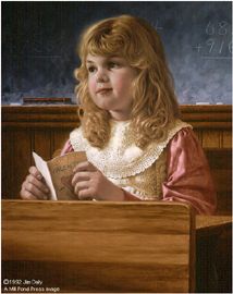 JIM DALY  Secondary Market Art: "SECRET ADMIRER"