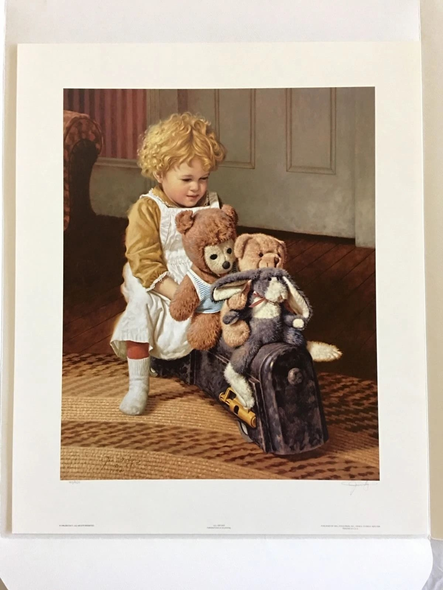 Jim Daly Signed and Numbered Limited Edition Lithograph: "All Aboard"