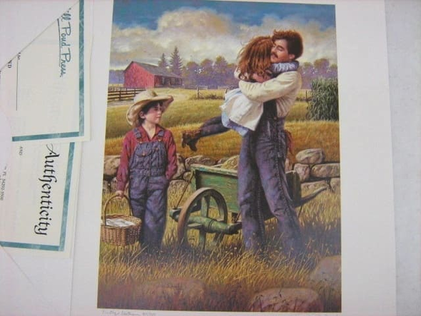 Jim Daly Signed and Numbered Limited Edition Lithograph: "Bountiful Land"