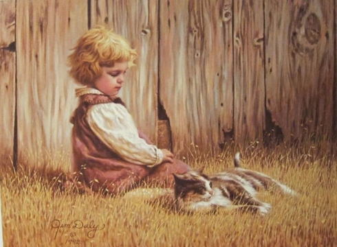 Jim Daly Signed and Numbered Limited Edition Lithograph: "Good Company" Jim Daly Signed and Numbered Limited Edition Lithograph: "Good Company"