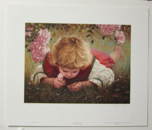 Jim Daly Signed and Numbered Limited Edition Lithograph: "Her Secret Place" Jim Daly Signed and Numbered Limited Edition Lithograph: "Her Secret Place"