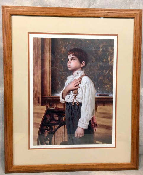 Jim Daly Signed and Numbered Limited Edition Lithograph: "Honor and Allegiance"