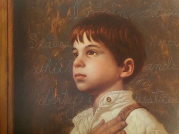 Jim Daly Signed and Numbered Limited Edition Lithograph: "Honor and Allegiance"