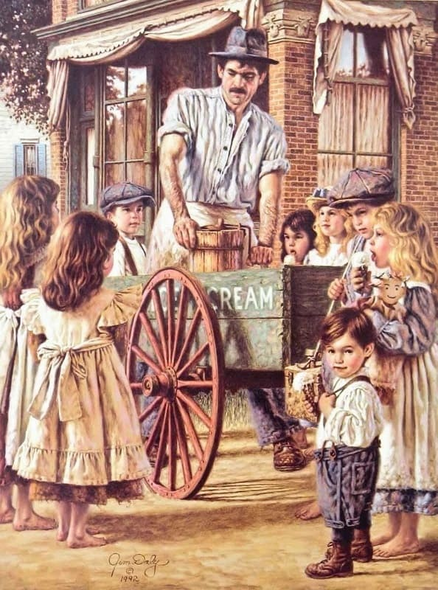 Jim Daly Signed and Numbered Limited Edition Lithograph: "Immigrant Spirit"