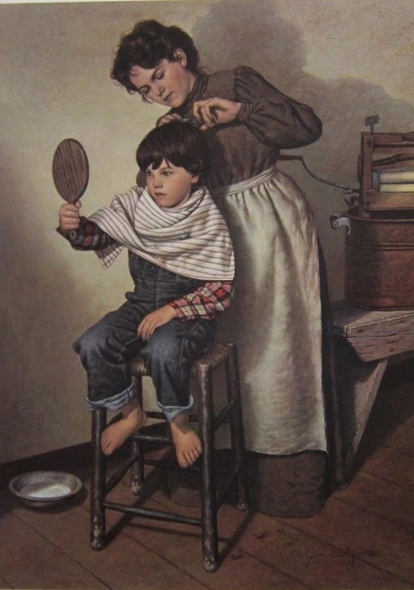 Jim Daly Signed and Numbered Limited Edition Lithograph: "It's That Time Again"