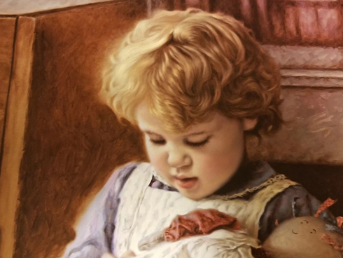 Jim Daly Signed and Numbered Limited Edition Lithograph: "Playmates"
