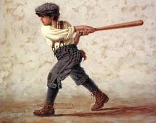 Jim Daly Signed and Numbered Limited Edition Lithograph: "Slugger"