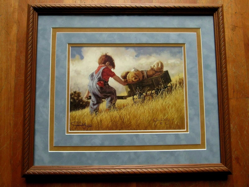 Jim Daly Signed and Numbered  Limited Edition Lithograph: "The Long Haul"