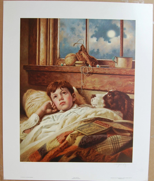 Jim Daly Signed and Numbered Limited Edition  Lithograph: "When I Grow Up"