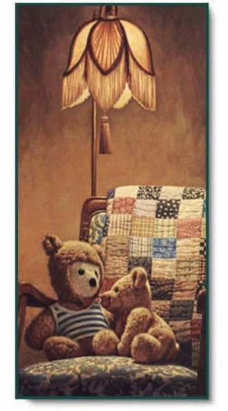 Jim Daly Signed Limited Edition Lithograph: "Cozy Corner"