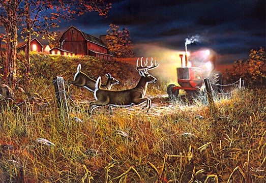 Jim Hansel Hand Signed and Numbered Limited Edition Canvas: "Field of Dreams II"