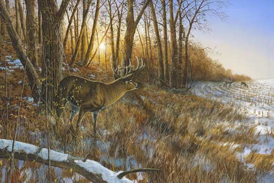 Jim Hansel Hand Signed and Numbered Limited Edition Canvas: "Passing the Buck"