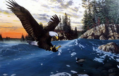 Jim Hansel Print-Signed and Numbered:"Endangered Moments"