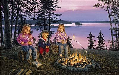 Jim Kasper Limited Edition Print:"Marshmallow Memories "