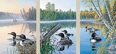 Jim Kasper Limited Edition Print:"Season's Of The Lake-Set "