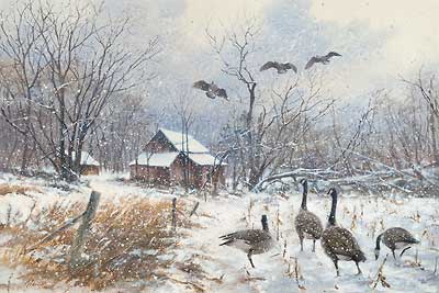 Jim Killen Handsigned and Numbered Limited Edition Print: "Winter Refuge"